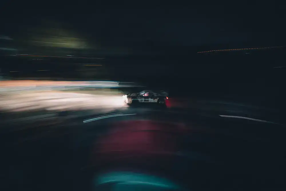 Speedrunner intensely focusing on the screen during a live race event